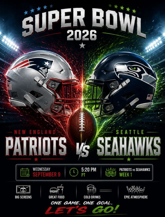 NFL game day at Tipsy Barrel Pub